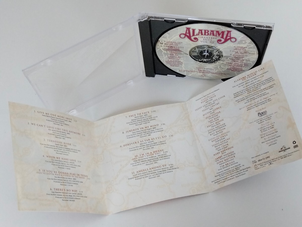 ALABAMA / GREATEST HITS VOL.Ⅲ CD RCA US 07863-66410-2RE 94年盤,アラバマ,Randy Owen,Dan Huff,Teddy Gentry,Jeff Cook,_画像4