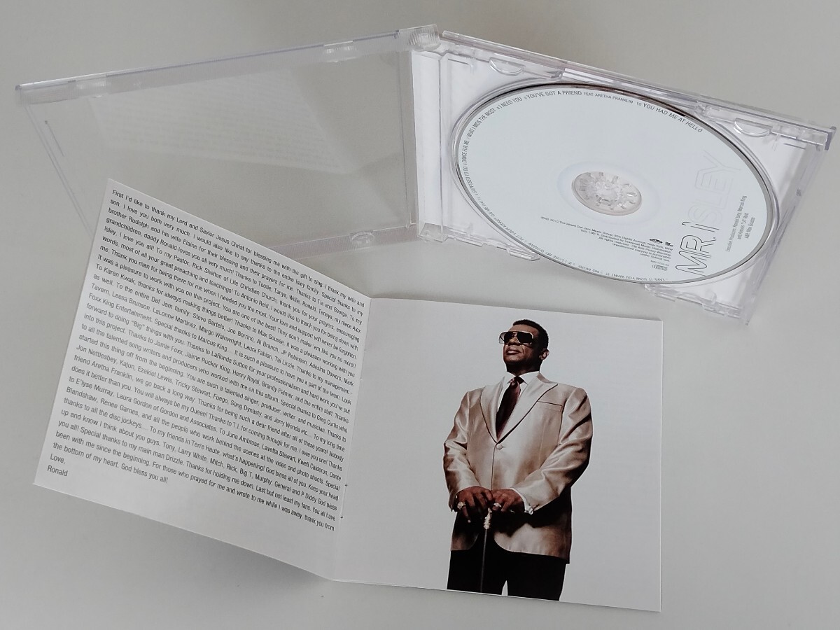 【美品】Ronald Isley / MR.I CD DEFSOUL US B0014750-02 2010年作,Isley Brothers,Aretha FranklinデュエットYou've Got A Friend収録,_画像4