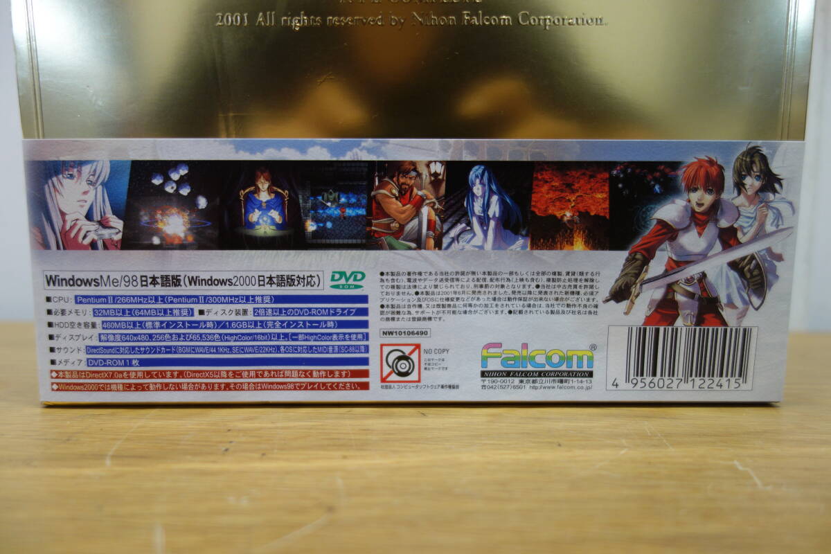Falcom Ys Ⅰ・Ⅱ 完全版 DVD-ROM イース PCゲーム ディスク類は未開封 中古 現状品 管理ZI-60_画像5