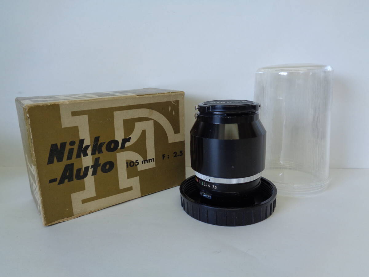 Nikon NikkorAuto 105mm F:2.5 NIKKOR-P No.168893 ニコンレンズ カメラレンズ 中古品 管理ZI-60_画像1