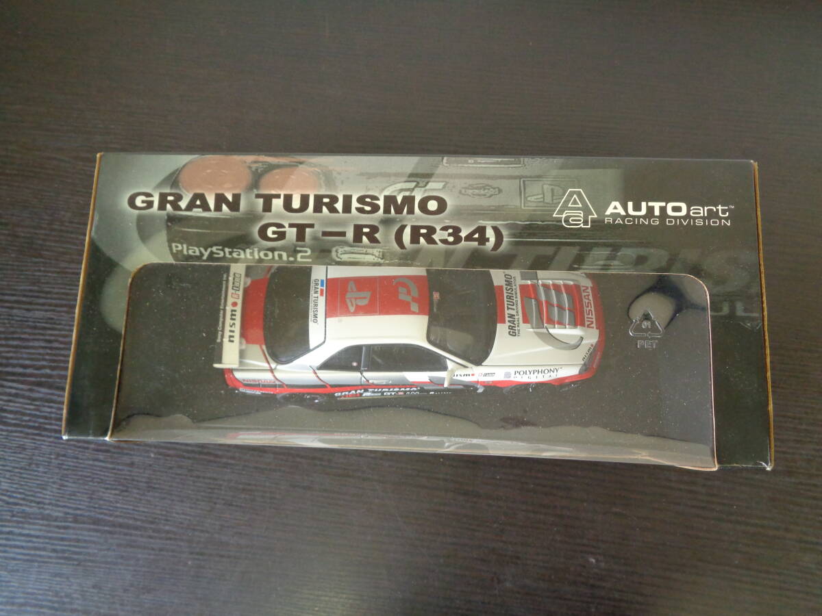 オートアート ニスモ GRAN TURISMO GT-R（R34） 1/18 スカイライン グランツーリスモ AUTOart ミニカー 中古品 管理100_画像6