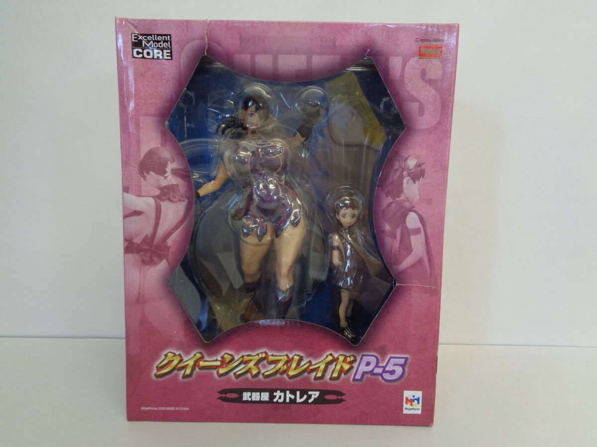 新品登場 クイーンズブレイド 管理ZI-80 未開封品 フィギュア エクセレントモデルCORE カトレア 武器屋 P-5 クイーンズブレイド