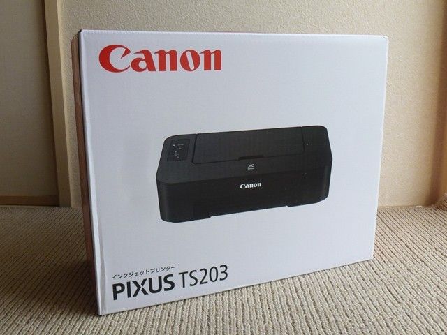 PIXUS TS203 プリンター　キャノン canon　インクジェット　キヤノン　送料無料　インクBC-345、BC-346付き