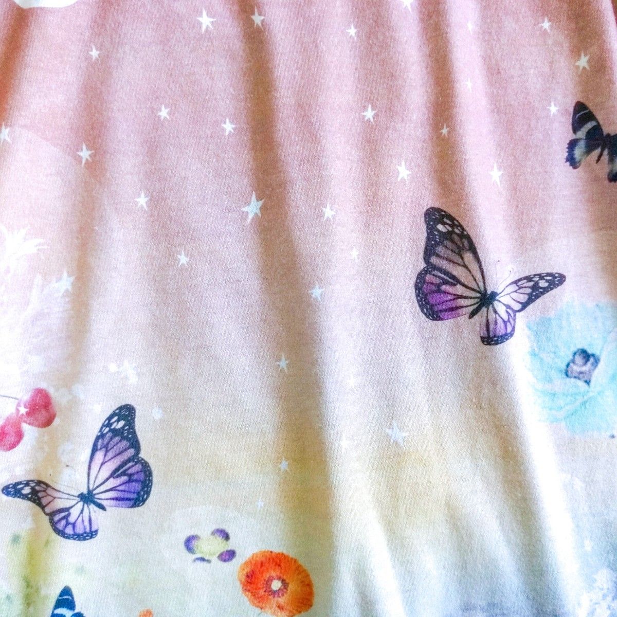 ScoLar　スカラー　 ワンピース　 花柄　 体型カバー　 横幅ゆったり　月　蝶　ケーキ　ボタニカル　さくらんぼ