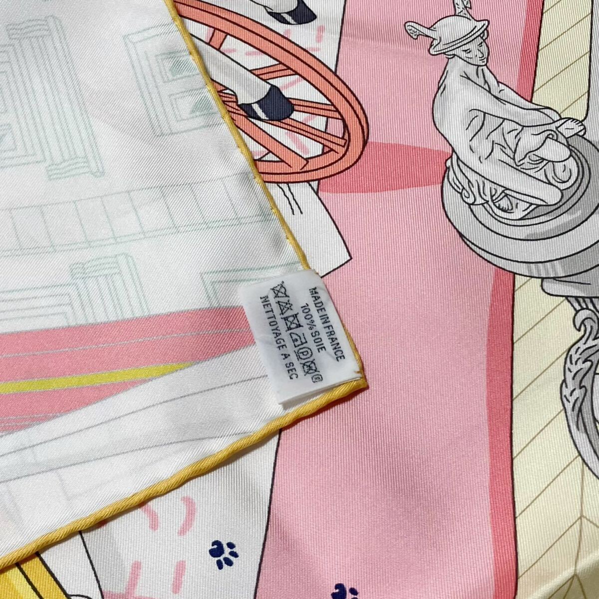 未使用】エルメス HERMES カレ90 24番地のミステリー Mystere au 未使用】エルメス HERMES カレ90 24番地のミステリー Mystere au