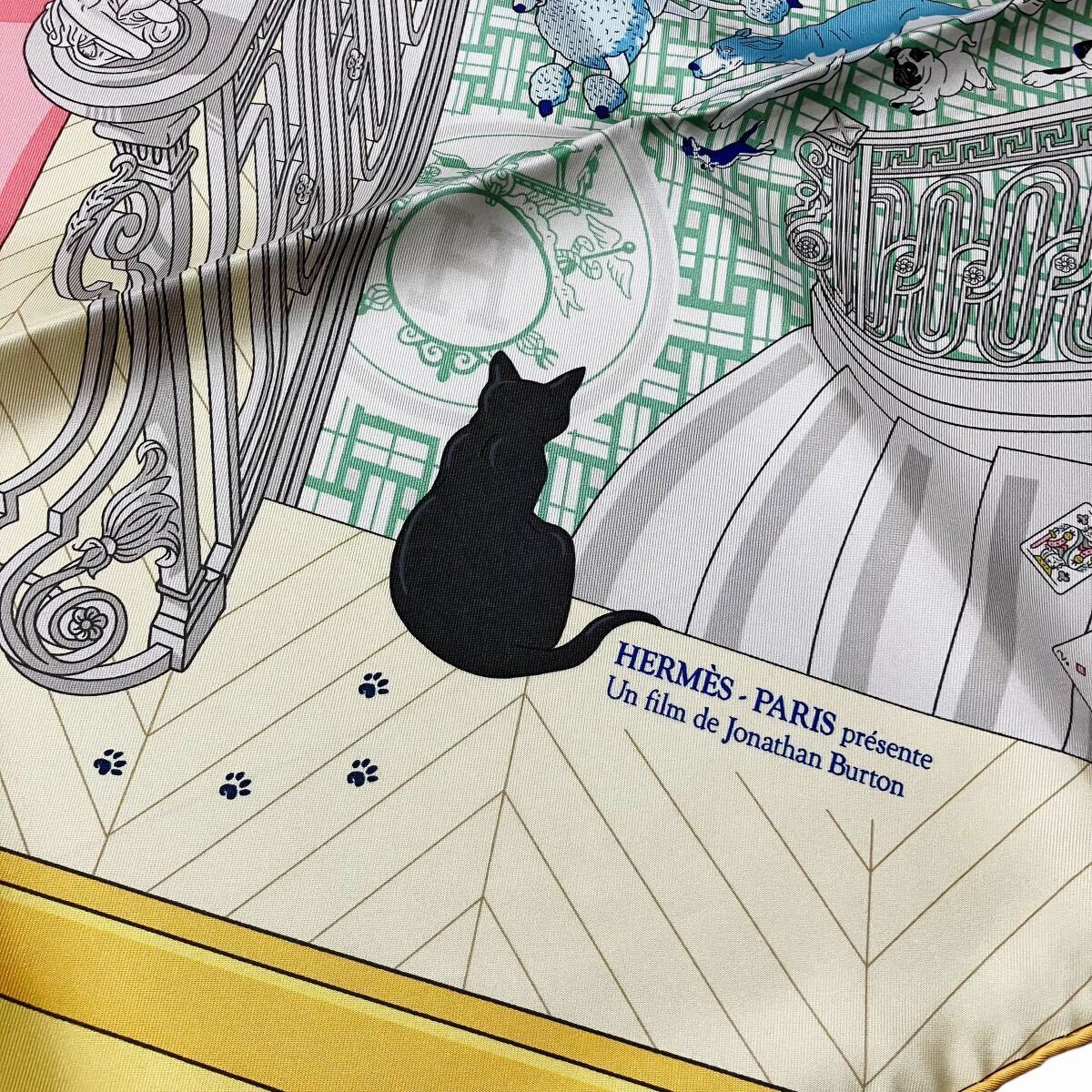 未使用】エルメス HERMES カレ90 24番地のミステリー Mystere au 未使用】エルメス HERMES カレ90 24番地のミステリー Mystere au