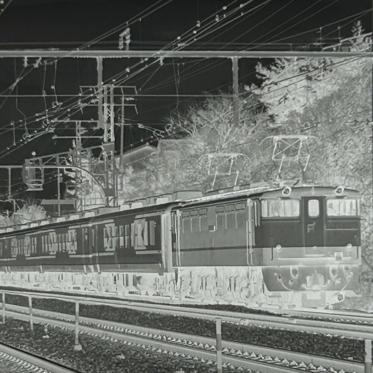 古い鉄道写真 ネガフィルム EF6622 EF651131 川崎重工 EF65135 EF651134 かもしか 長野駅 列車 昭和 電車 （051703_画像8