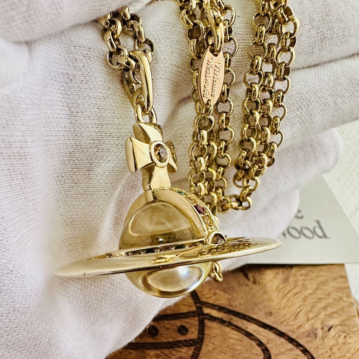 お箱付美品/正規品Viviennewestwoodスモールオーブゴールド| お箱付美品/正規品Viviennewestwoodスモールオーブゴールド|