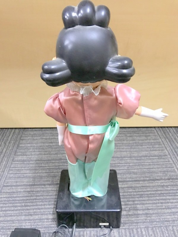 [ работоспособность не проверялась ]TOSHIBA сестры фирма лампа 100 год память витрина для электрический ..... кукла Sazae-san примерно 45.0cm Toshiba 1 иен ~ S3385