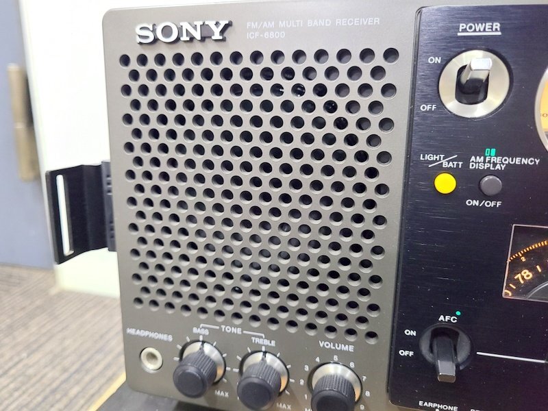 【動作未確認】SONY ICF-6800 マルチバンドレシーバー BCLラジオ ソニー 1円～　Y7060_画像3