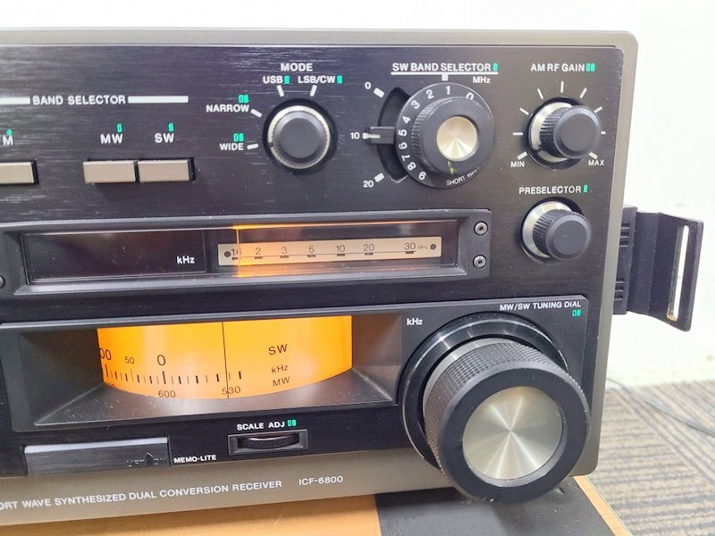 【動作未確認】SONY ICF-6800 マルチバンドレシーバー BCLラジオ ソニー 1円～　Y7060_画像5