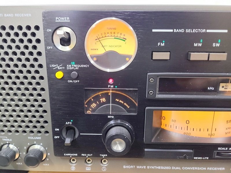 【動作未確認】SONY ICF-6800 マルチバンドレシーバー BCLラジオ ソニー 1円～　Y7060_画像4