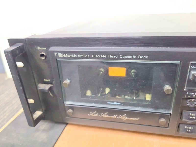 【動作未確認】Nakamichi 660ZX カセットデッキ ナカミチ 1円～ Y7078の画像3