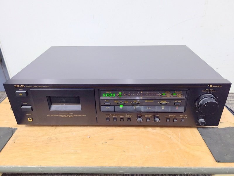 【ジャンク品】Nakamichi CR-40 カセットデッキ ナカミチ 1円～　Y7090_画像2