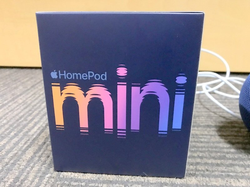 【動作未確認】Apple Home Pod mini Blue A2374 スマートスピーカー ブルー ホームパッド ミニ アップル 1円~　S3404_画像5