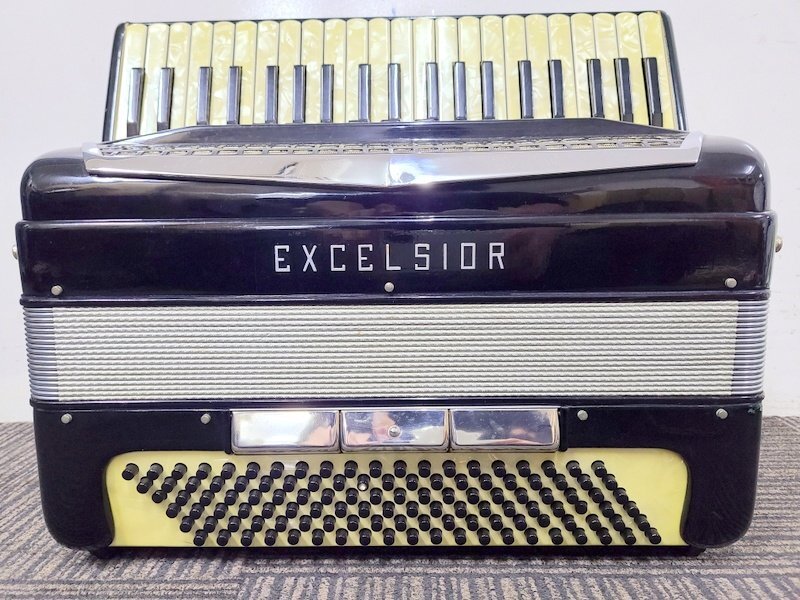 EXCELSIOR Model301 аккордеон 41 ключ 120 основа Excel автомобиль -1 иен ~ Y7104