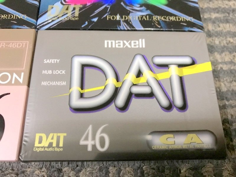 【未開封品】AXIA DAT B 54 74 TDK DA-R120S maxell DM46D DATカセットテープ 他 6個セット アクシア マクセル 1円~　S3415_画像7