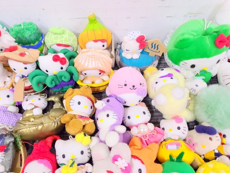 新品即決 ハローキティ ご当地 約 137個セット ぬいぐるみ キー 新品即決 ハローキティ ご当地 約 137個セット ぬいぐるみ キー