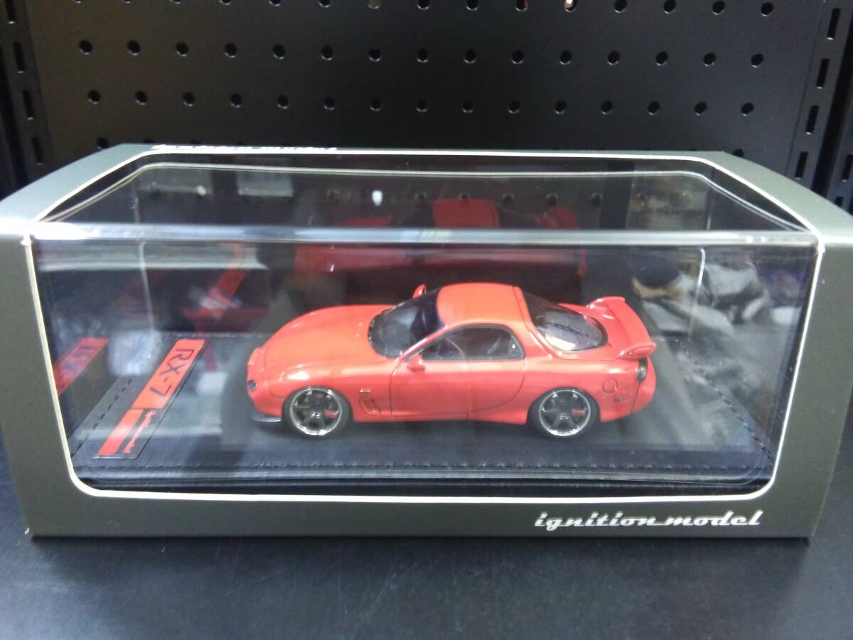 新品未開封品 1/43 MAZDA RX-7(FD3S) Type RS Red[イグニッションモデル]の画像1