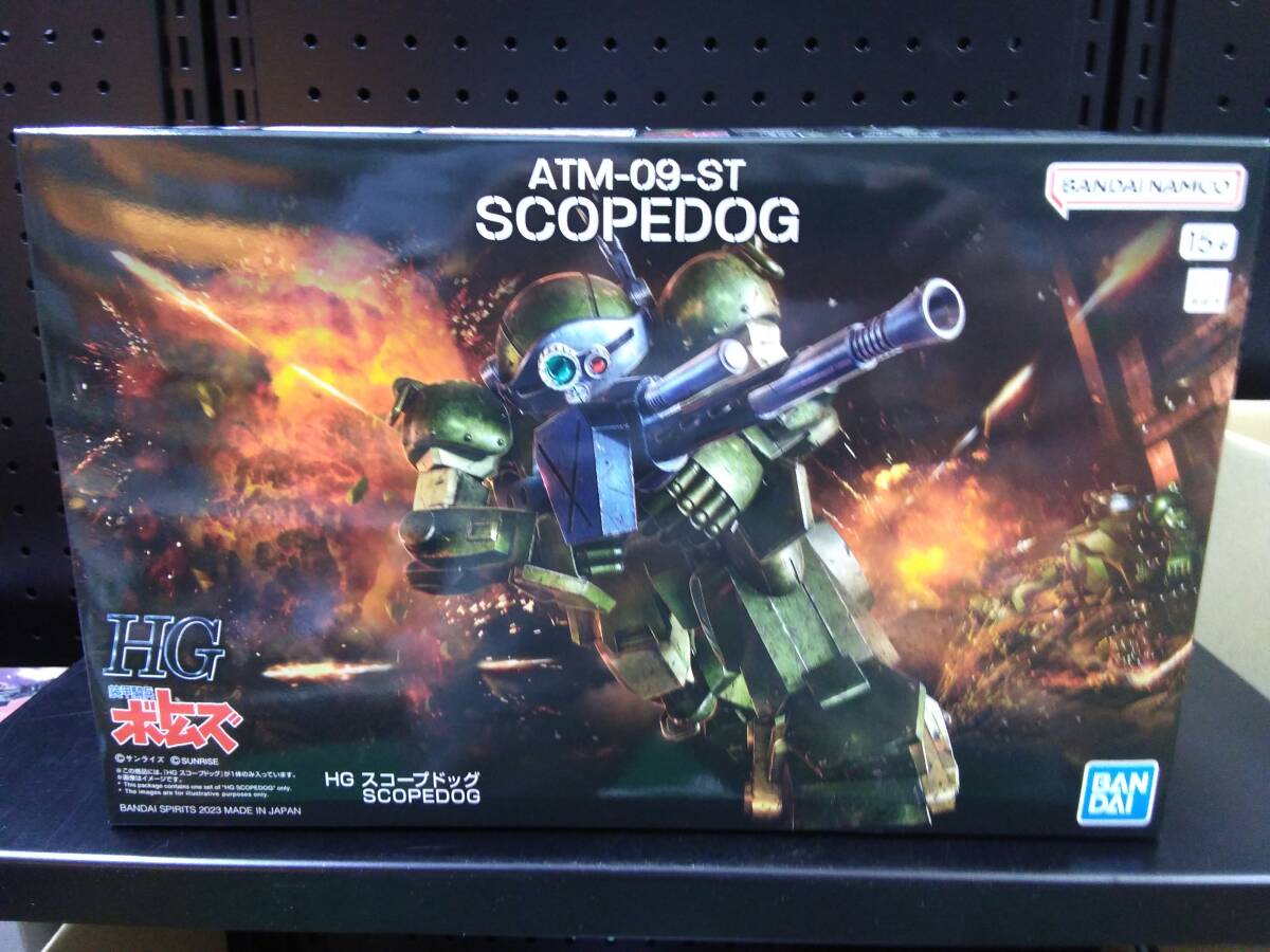  new goods unopened goods HG Armored Trooper Votoms scope dog plastic model 