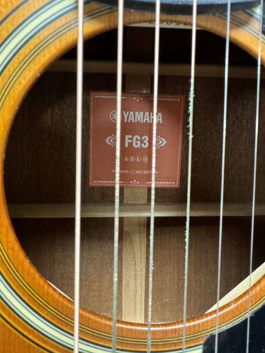 YAMAHA ヤマハ FG3 ARE アコースティックギター オール単板 純正ライトケース付属の画像5