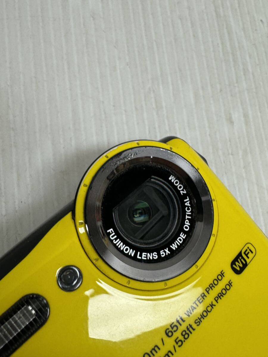 FUJIFILM フジフィルム FINEPIX XP120 コンパクトカメラ デジカメ イエロー 充電器付 デジタルカメラ _画像4