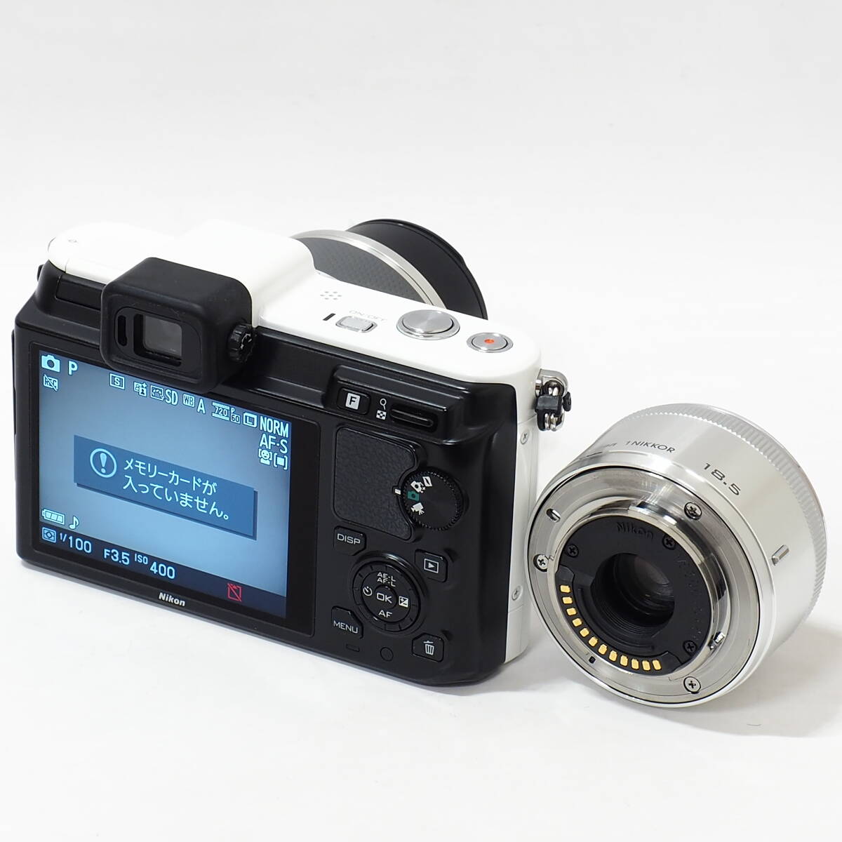 Nikon 1 V1 NIKKOR 10-30mm F3.5-5.6 VR 18.5mm F1.8 White Silver 1インチ ニコン CXフォーマット EVF搭載 撮影テスト確認 良好 EN-EL15_画像8