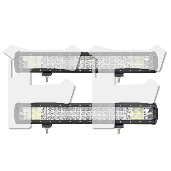 送料無料.. 20インチ LED ワークライト 作業灯 288W ホワイト SUV ATV ボート JEEP 車幅灯 建設機械 照明 12V/24V 20C-288W 2個 新品_画像1