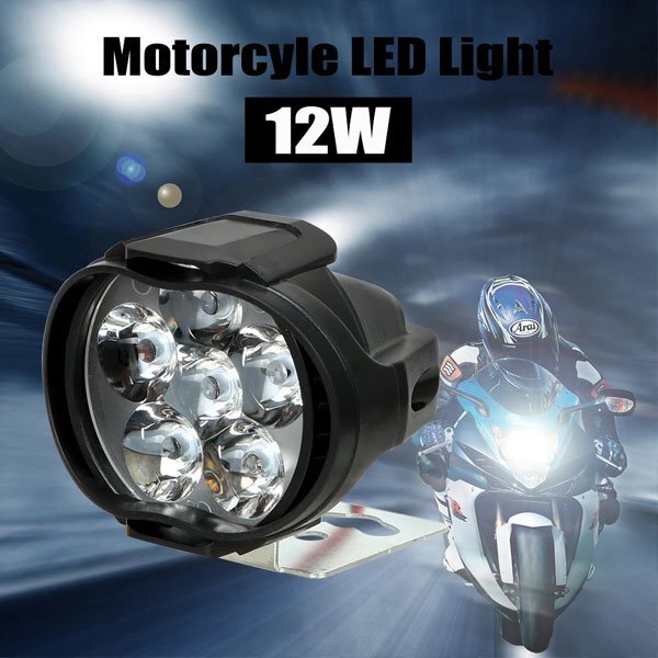 送料無料.. 15W LED ワークライト 作業灯 投光器 ホワイト バイク オートバイ 自転車 12V MT15W 2個 新品_画像2