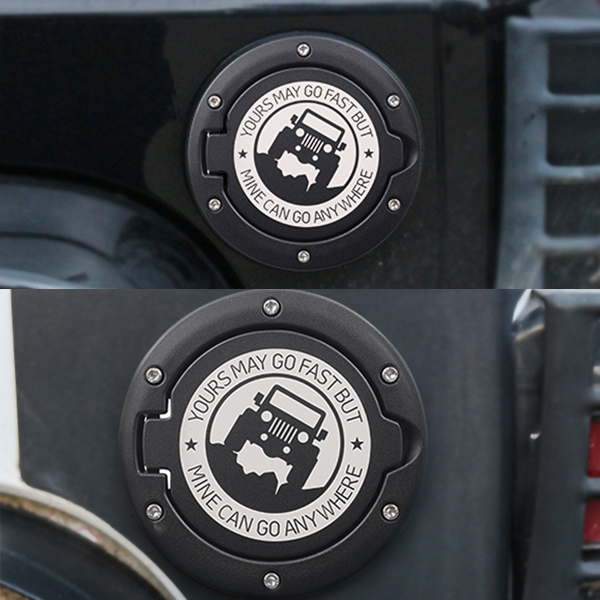 送料無料.. Jeep Wrangler JK ガスキャップカバー 燃料充填ドア 2007年~2018年 ジープ ラングラー Fuel Tank Cap FTC-CAR 新品_画像4