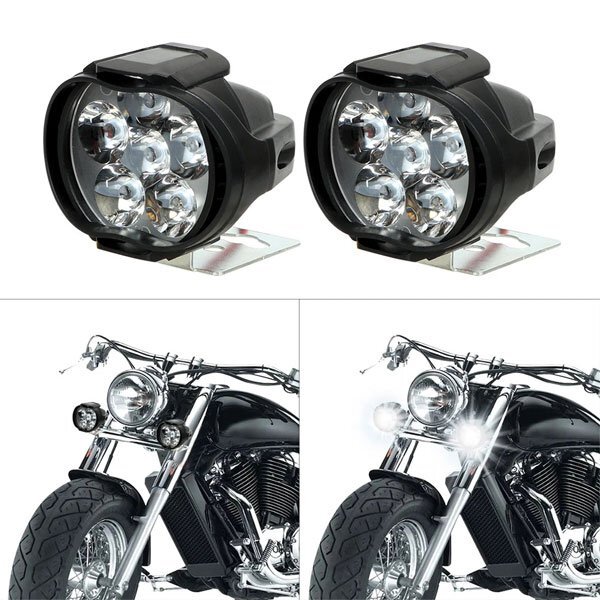 送料無料.. 15W LED ワークライト 作業灯 投光器 ホワイト バイク オートバイ 自転車 12V MT15W 4個 新品_画像3