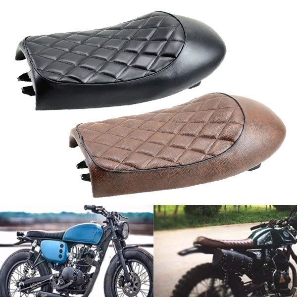 送料無料.. ホンダ CG125 GN CG CB200 CB350 CB400SS CB500 CB750.. オートバイ サドルクッション シート サドル ブラウン Seat-D-B 新品_画像3