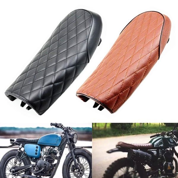 送料無料.. ホンダ CG125 GN CG CB200 CB350 CB400SS CB500 CB750.. オートバイ サドルクッション シート サドル ブラウン Seat-F-B 新品_画像3