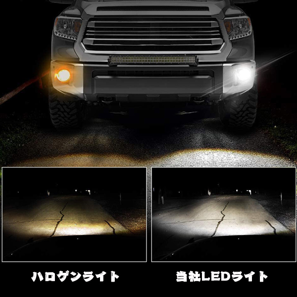 送料無料.. For Toyota Tacoma Solara Sequoia Tundra Fog Light ホワイト 4x4 LED フォグランプ アップグレード DOT認定品 MS-TM0511 新品_画像5