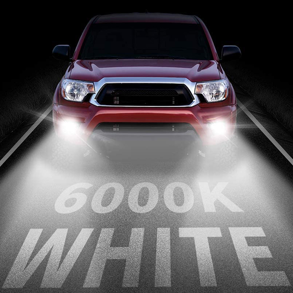 For Toyota Tacoma Solara Sequoia Tundra Fog Light ホワイト 4x4 LED フォグランプ アップグレード DOT認定品 MS-TM0511 新品v_画像6