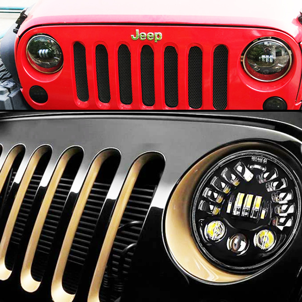 7インチ 70W JEEP LED ヘッドライト JK TJ スズキ ジムニー ハマーH2 HI.Low切替式.DRL.ウインカー 12V~24V MS-8088C-RL 2個 新品_画像7