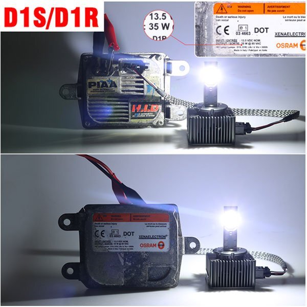 D8S D8R LED 純正HIDをLED化 配線なし 無加工で交換 最新設計 6500K 9000LM 40W キャンセラー内蔵 一体型 NW1-D8 2個 新品_画像6