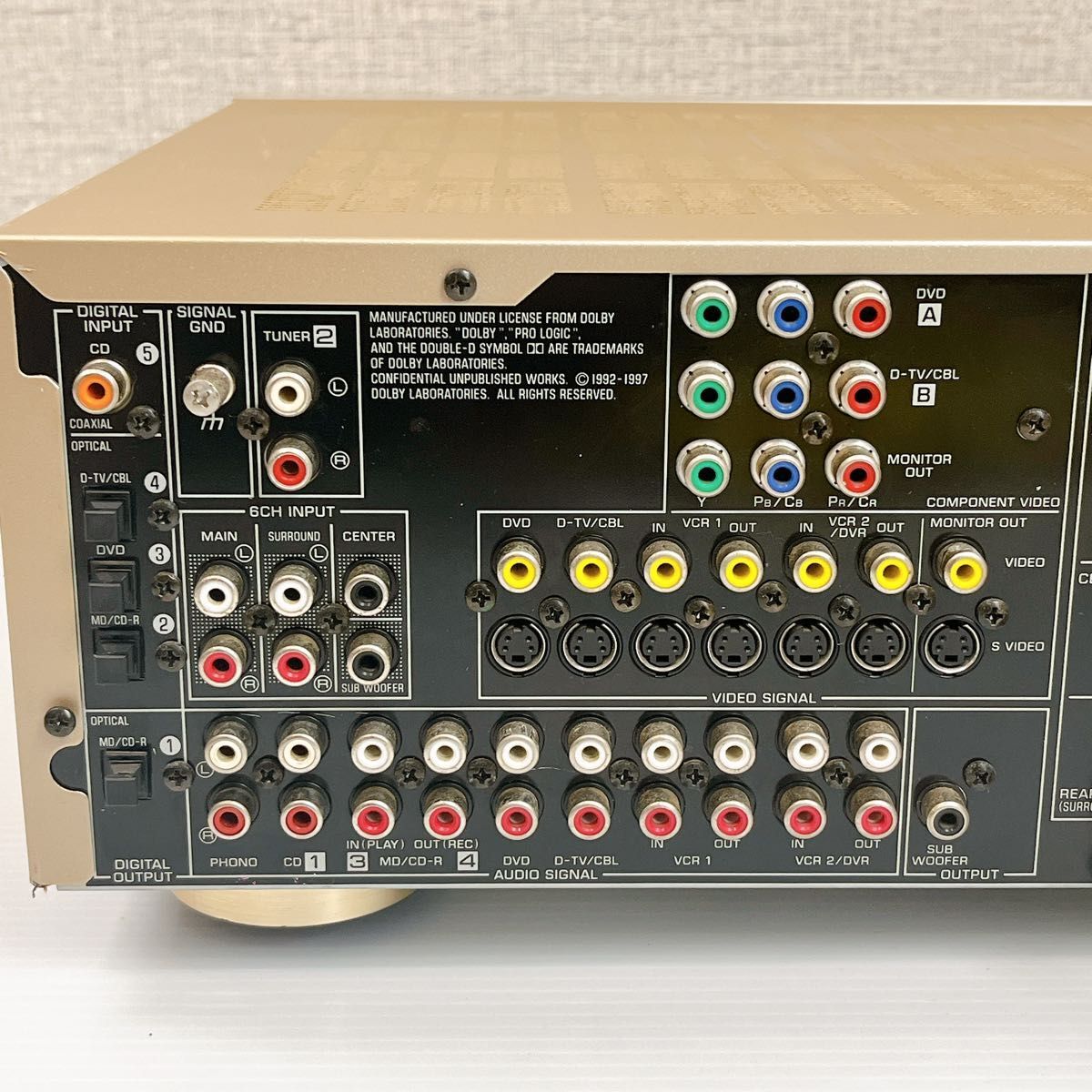 ヤマハ YAMAHA DSP-AX620 DSP AVサラウンドアンプ AVアンプ_画像8