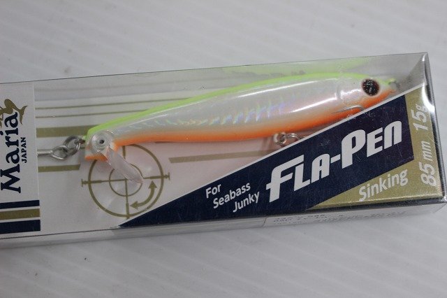 ☆マリア FLA-PEN フラペン Sinking 85mm 未使用品×3ケセット 【#サクラマス #シーバス #ペンシル #青物】【1円スタート！】☆136の画像7