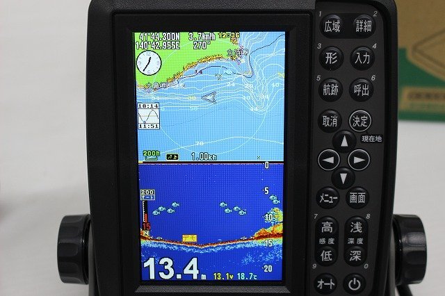 * не использовался товар! ho n Dex PS-611CNⅡ GPS встроенный 5 широкий цвет жидкокристаллический Fish finder [ вся страна карта стандартное оборудование ][2024 действующий товар!][ дешевый старт!]*