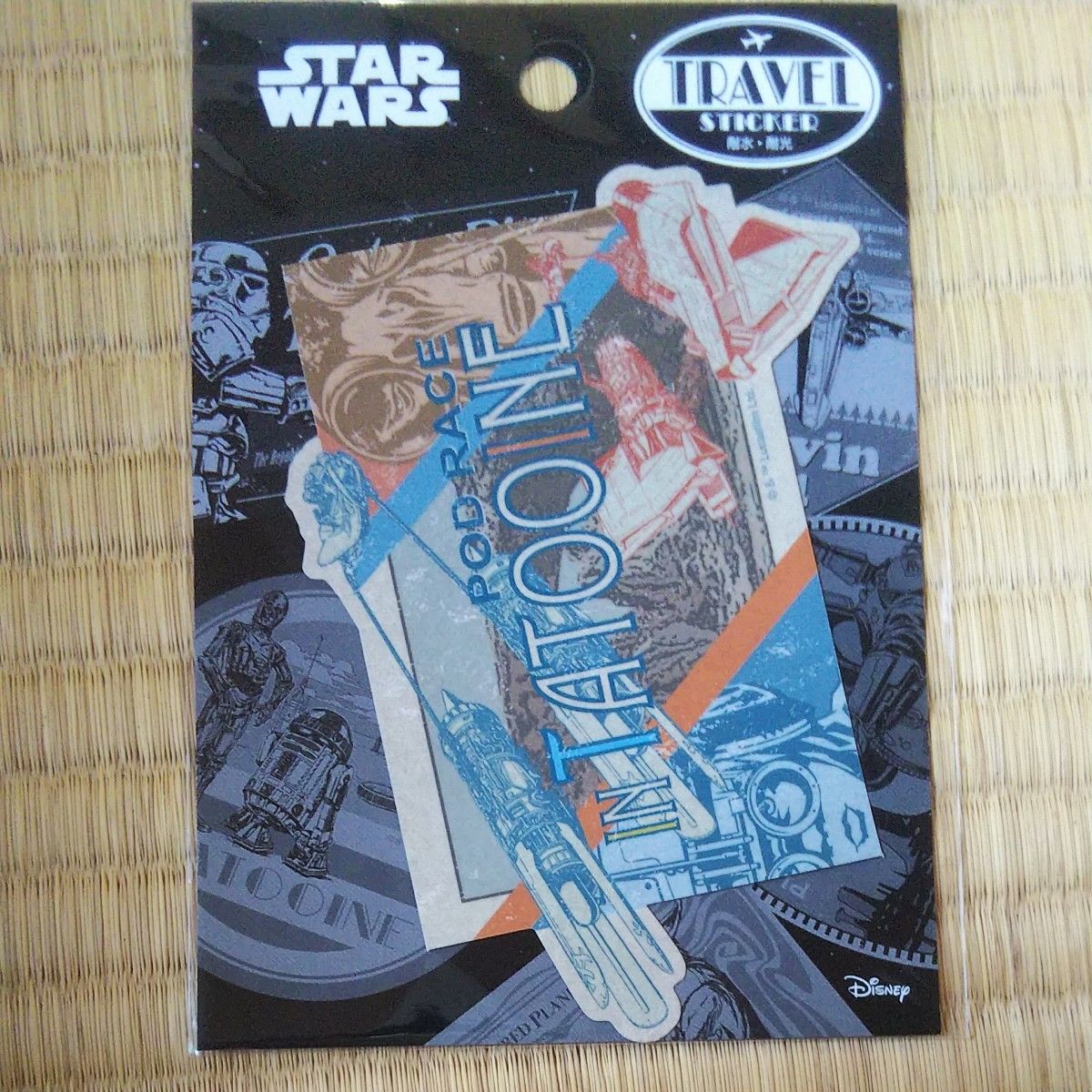 STAR WARS トラベルステッカー TATOOINE