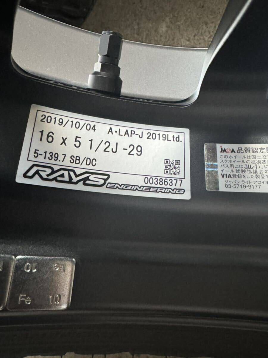 RAYS A LAP-J 5.5J −29 2019Ltd. ヨコハマジオランダーAT225/70/16 2019年限定　ジムニーJB23W/64W/74W_画像7