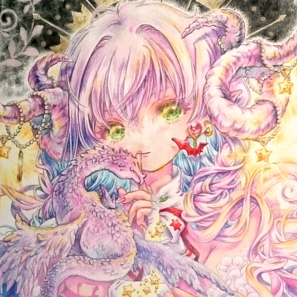 Yahoo!オークション - 手描きイラスト 創作・Dragon-BabyPink Yahoo!オークション - 手描きイラスト 創作・Dragon-BabyPink