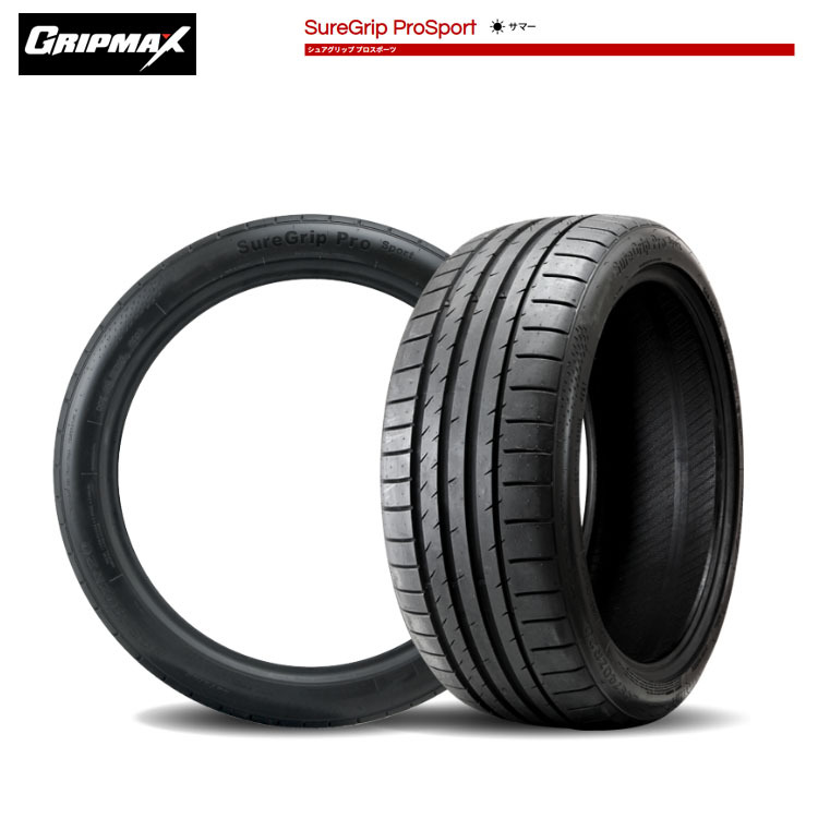 送料無料 グリップマックス スポーツタイヤ 【2本セット 新品】 GRIPMAX SUREGRIP PRO SPORTS(トレッドウエア200）(BSW) 215/40ZR18 89Y XL_画像1