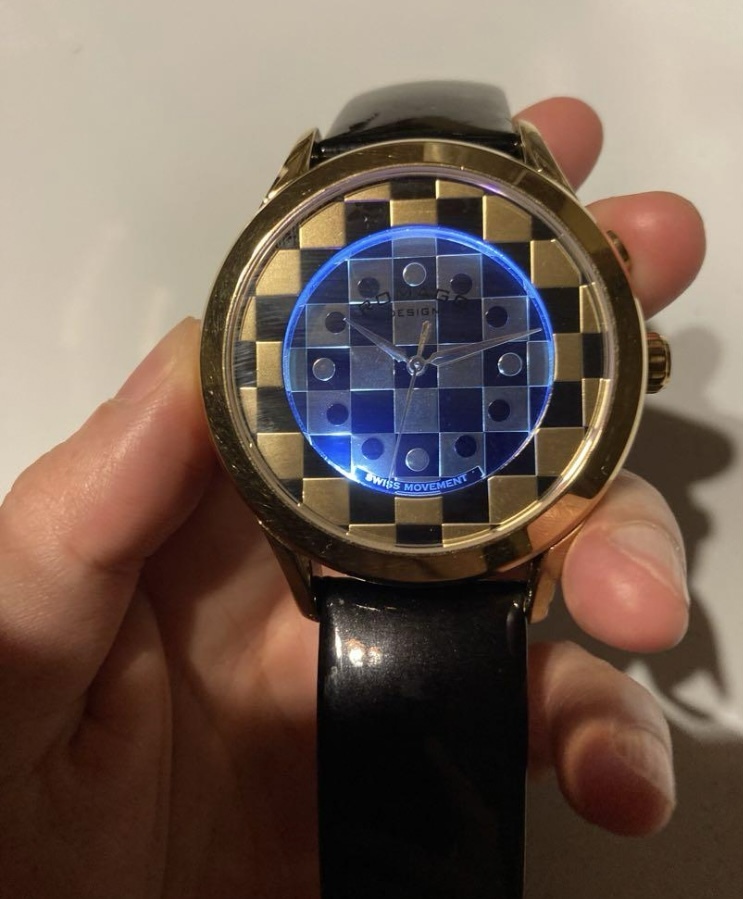 ROMAGO DESIGN クォーツ腕時計/アナログ/ブラック/HK1109705の画像1