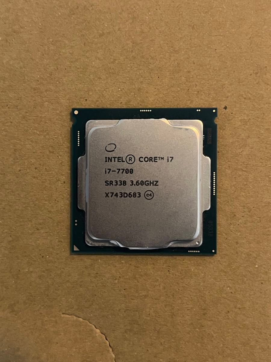 動作品 Intel Core i7 7700 3.60GHz LGA1151 CPU 即時支払いできる方限定特価品