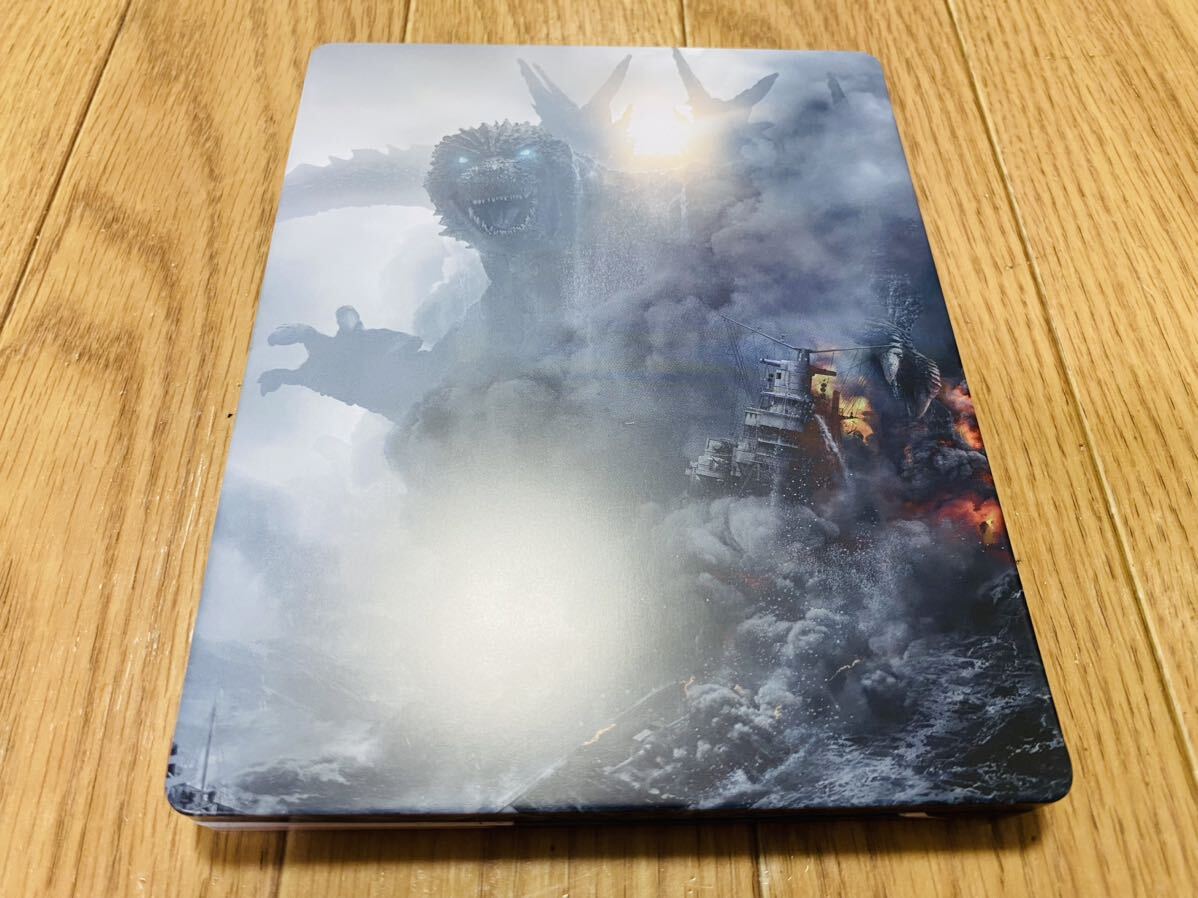 amazon ограничение Godzilla -1.0 Blu-ray принадлежности visual панель, акрил подставка, стикер, steel книжка 4 позиций комплект не использовался 