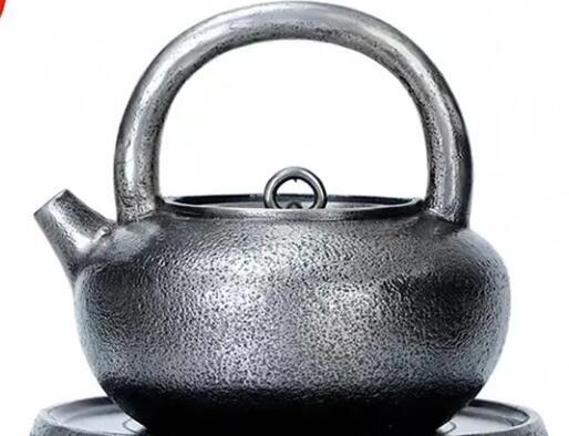 砂鉄壺煮茶焼きレベル手作り鋳鉄昔ながらのレトロ煮茶 1000ML_画像2
