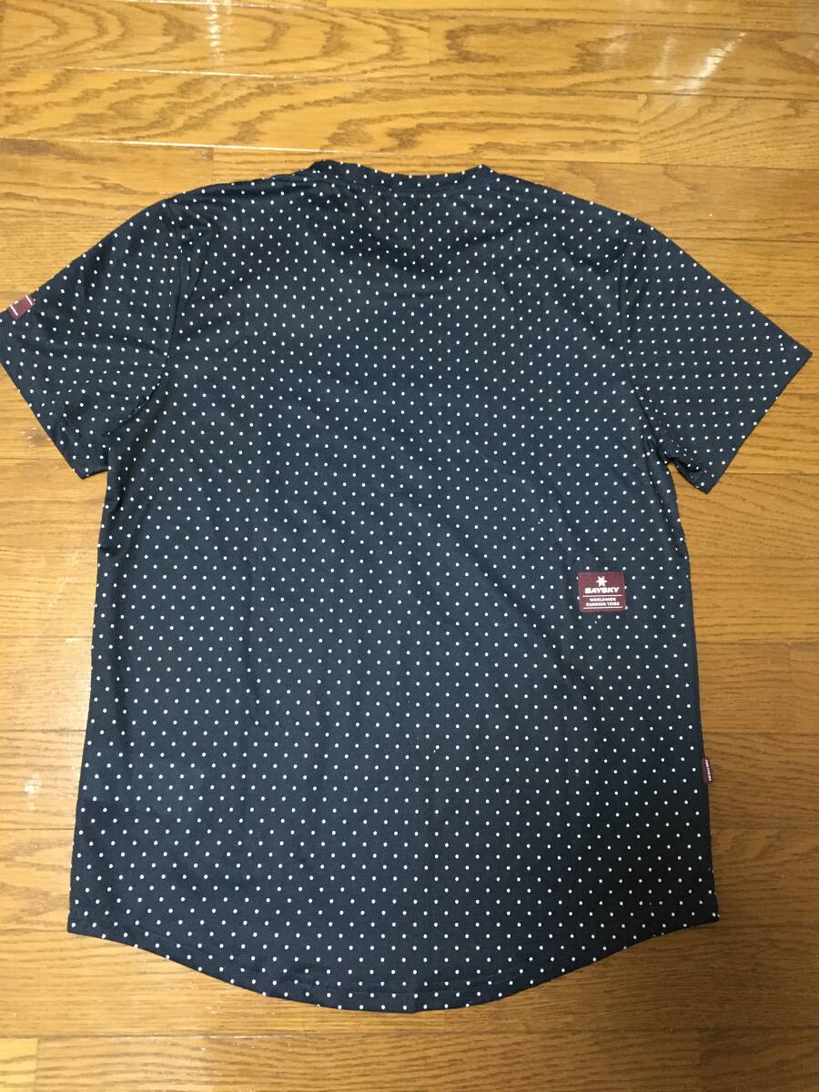 saysky セイスカイ ランニングTシャツ IMRSS01 POLKA COMBAT T-SHIRT SKY CAPTAIN POLKA DOT ユニセックス SKY CAPTAIN POLKA DOT UNISEX