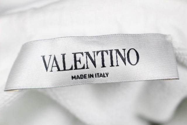 ヴァレンティノ VALENTINO ロゴ レース フーディー ホワイト WB3MF10S6FU [XS] レディース スエット パーカー　N527_画像6